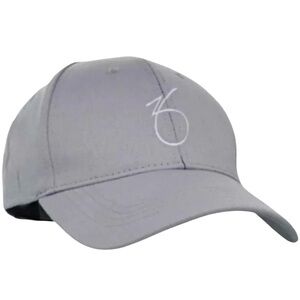 ZO Skincare Gray EmbroideredLogo Baseball Cap one size brand new